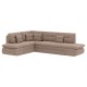 Диван Степ Тайм угловой с трещотками, бежевый