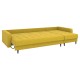 Диван Санфорд с оттоманкой макси, горчичный