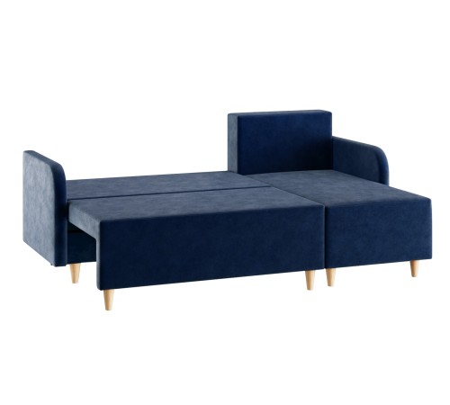 Диван Рейн угловой, синий