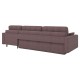 Диван Санфорд с оттоманкой макси, коричневый