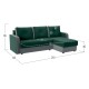 Диван Терри угловой, зеленый (Магнетика)