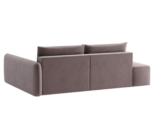 Диван Портленд угловой с банкеткой правый, латте