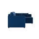 Диван Камелия угловой, синий