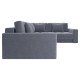 Диван Клермон угловой Макси, серый