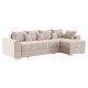 Диван Нордикс угловой, бежевый
