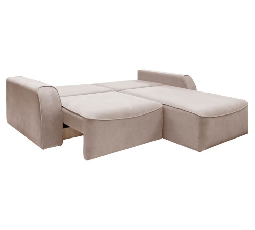 Диван Элиот угловой, бежевый