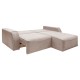 Диван Элиот угловой, бежевый