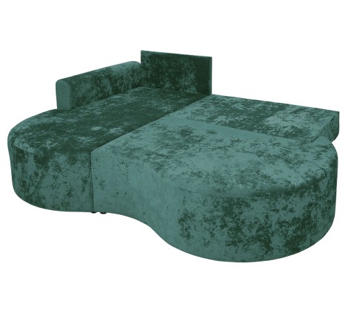 Диван Ланкастер угол левый, зеленый