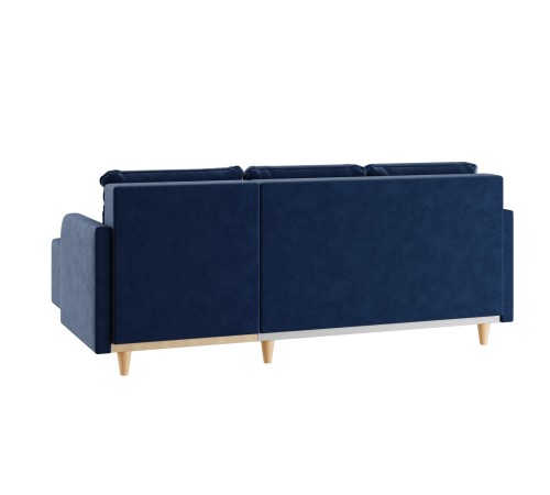 Диван Рейн угловой, синий