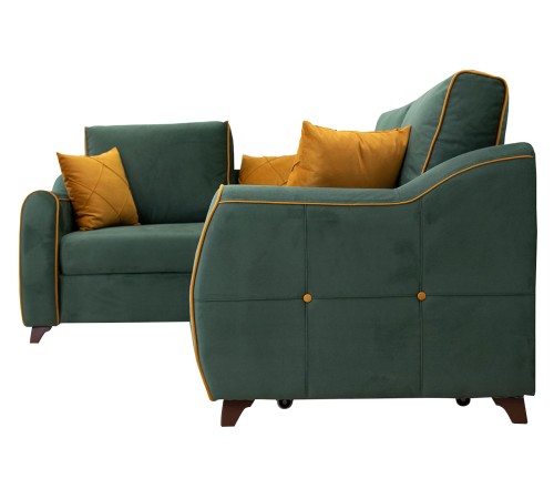 Диван Френсис угловой, лиственный