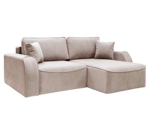 Диван Элиот угловой, бежевый