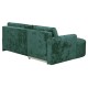 Диван Ланкастер угол левый, зеленый