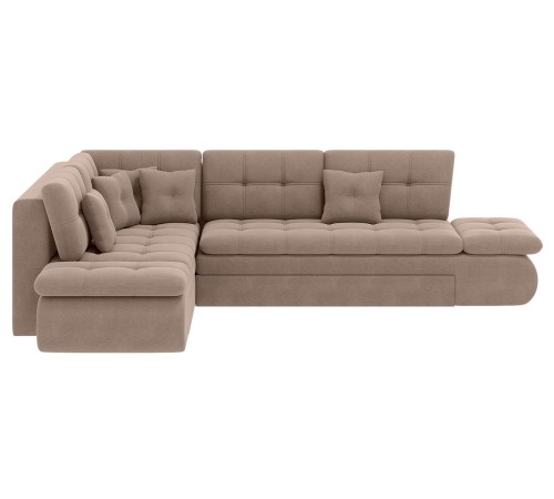 Диван Степ Тайм угловой с трещотками, бежевый