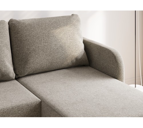 Диван Рейн угловой, капучино