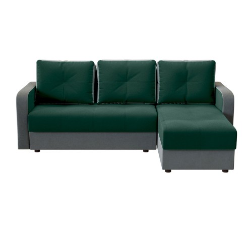 Диван Терри угловой, зеленый (Магнетика)