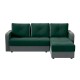 Диван Терри угловой, зеленый (Магнетика)