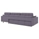 Диван Санфорд с оттоманкой макси, графит