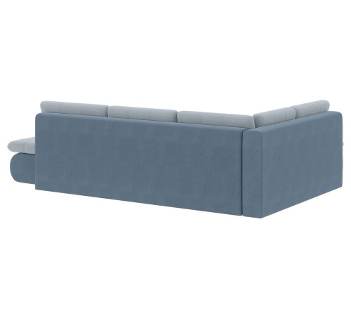 Диван Степ Тайм угловой с трещотками, серый