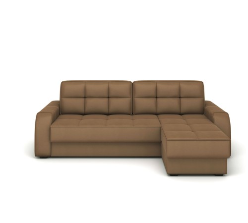 Диван Хаммер угловой, коричневый