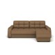 Диван Хаммер угловой, коричневый