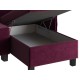 Диван Теона угловой, винный