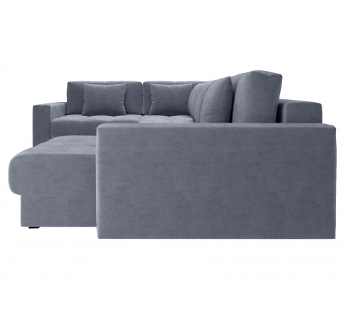 Диван Клермон П-образный Комби, серый