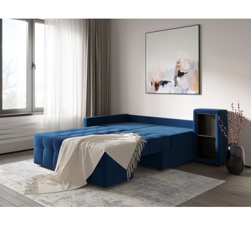 Диван Кельн угловой правый, синия