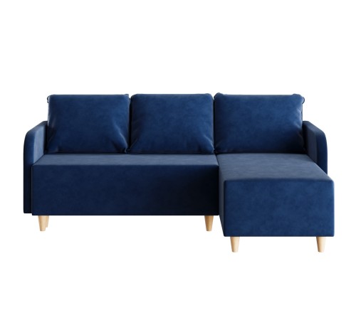 Диван Рейн угловой, синий