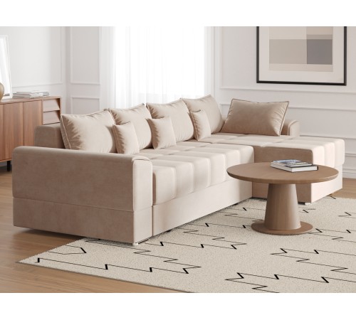 Диван Нордикс угловой, бежевый