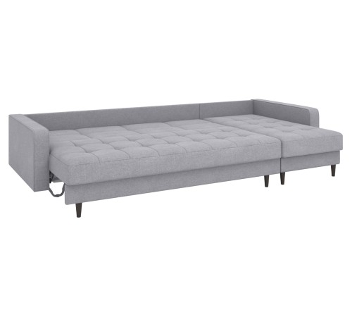 Диван Санфорд с оттоманкой макси, серый