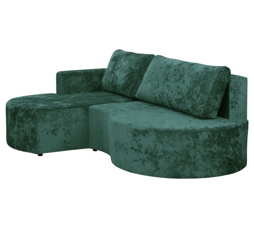 Диван Ланкастер угол левый, зеленый
