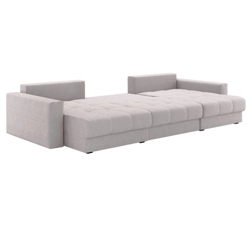 Диван Клермон П-образный с оттоманками, бежевый