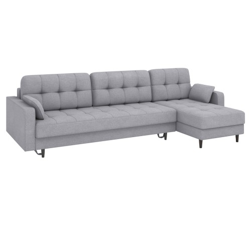 Диван Санфорд с оттоманкой макси, серый