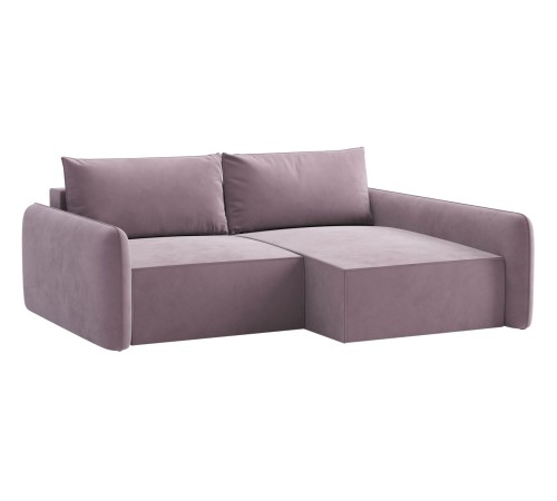 Диван Портленд угловой правый, лиловый