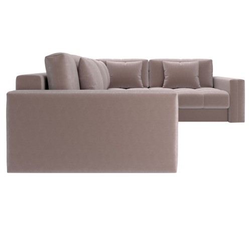 Диван Клермон угловой Макси, светло-коричневый