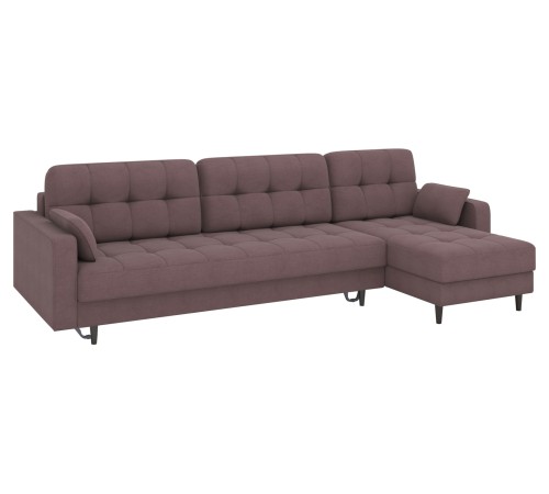 Диван Санфорд с оттоманкой макси, коричневый
