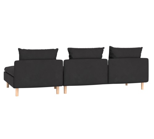 Диван Калисто с оттоманкой, графит