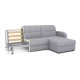 Диван Винсент угловой, серый