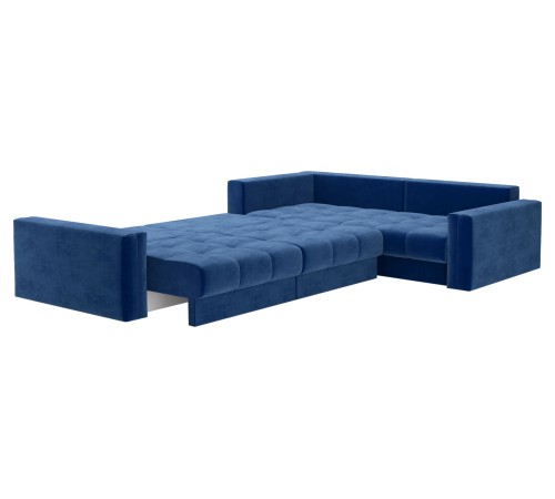 Диван Клермон угловой Макси, синий