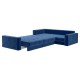 Диван Клермон угловой Макси, синий