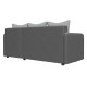 Диван Салем угловой, серый
