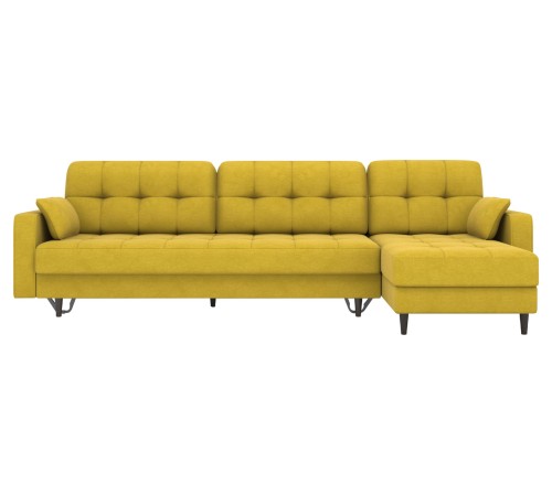 Диван Санфорд с оттоманкой макси, горчичный