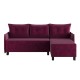 Диван Теона угловой, винный