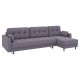 Диван Санфорд с оттоманкой макси, графит