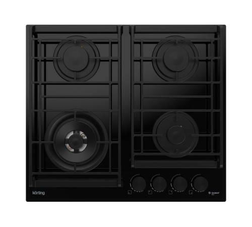 Варочная поверхность KORTING HGG 6955 CTN, черное стекло