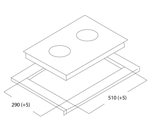 Варочная поверхность Оазис P-IBDF, черный