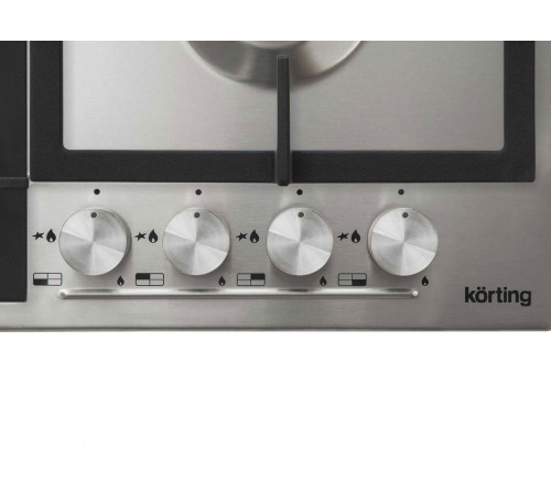 Варочная поверхность KORTING HG 665 CTX, нержавеющая сталь