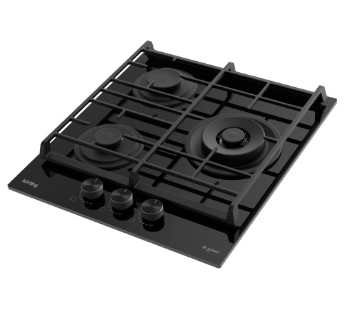 Варочная поверхность KORTING HGG 4955 CTN, черное стекло