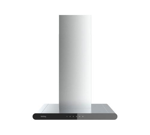 Вытяжка KORTING KHC 6958 XGN, нержавеющая сталь/черное стекло