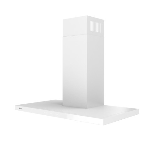 Вытяжка KORTING KHC 9989 GW, белое стекло